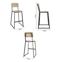 hohe Hocker | (2 Stück) | 1145 (H) x 610 (B) x 510 (T) mm