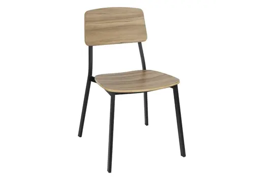  Bolero Bolero Beaufort wooden dining room chairs | (pack of 2) | 820(H)x560(W)x510(D)mm 