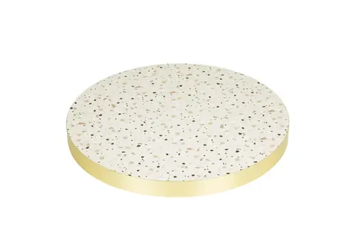  Bolero plateau de table rond style terrazzo | 600 mm 