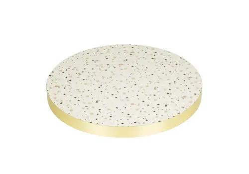  Bolero round table top in terrazzo style | 600mm 