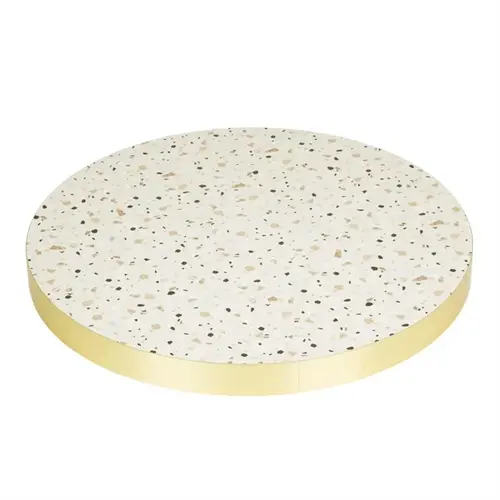  Bolero plateau de table rond style terrazzo | 600 mm 