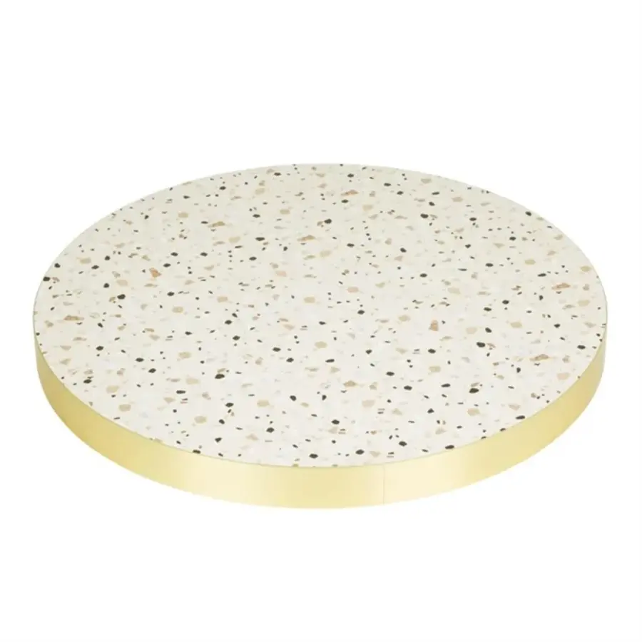 round table top in terrazzo style | 600mm