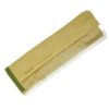 HorecaTraders Kraft Baguette Bag | PLA & Paper | 1000 pieces | 35,6(h) x 15,2(w)cm