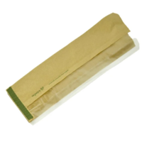 Kraft Baguette Bag | PLA & Paper | 1000 pieces | 35,6(h) x 15,2(w)cm