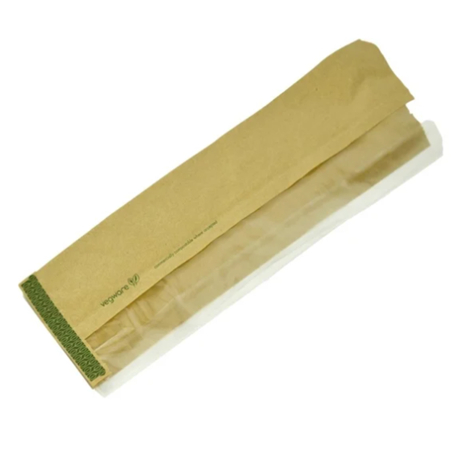 Kraft-Baguette-Tasche | PLA und Papier | 1000 Stück | 35,6 (H) x 15,2 (B) cm