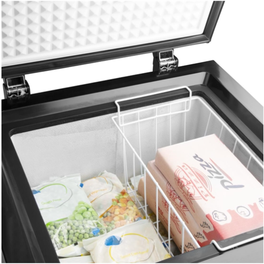 Congélateur coffre - 93 litres | Acier peint | 84,5 (h) x 57,4 (l) x 56,4 (p) cm
