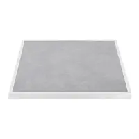 tempered glass table top with light grey stone effect | 700 mm