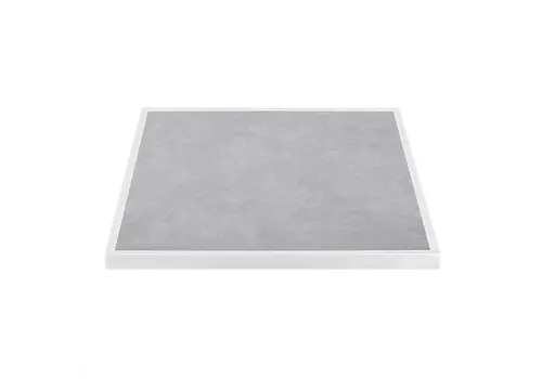  Bolero Bolero table top made of tempered glass with light gray stone effect | 700mm 