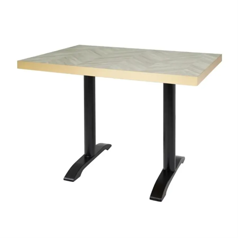 plateau de table rectangulaire à chevrons | 1100 mm x 700 mm