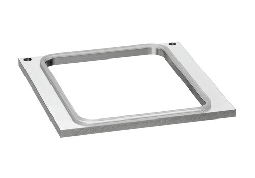  Bartscher Cadre de scellage pour machine à sceller | Aluminium | 233 x 220 x 15 mm 