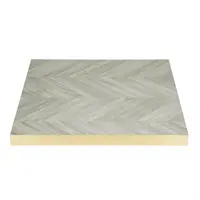 plateau de table pré-percé à motif chevron | 700 mm