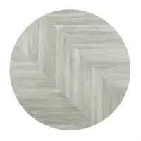 Bolero pre-drilled round table top chevron design | 600mm