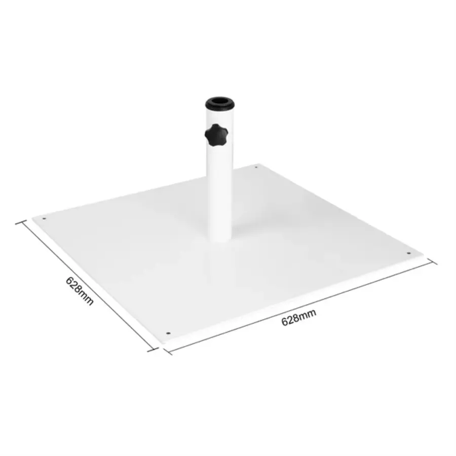 pied de parasol plat en métal | 18 kg | 62(b)cm