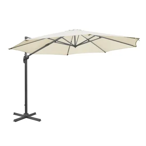  Bolero Venice heavy duty parasol | crème | 3,5m 