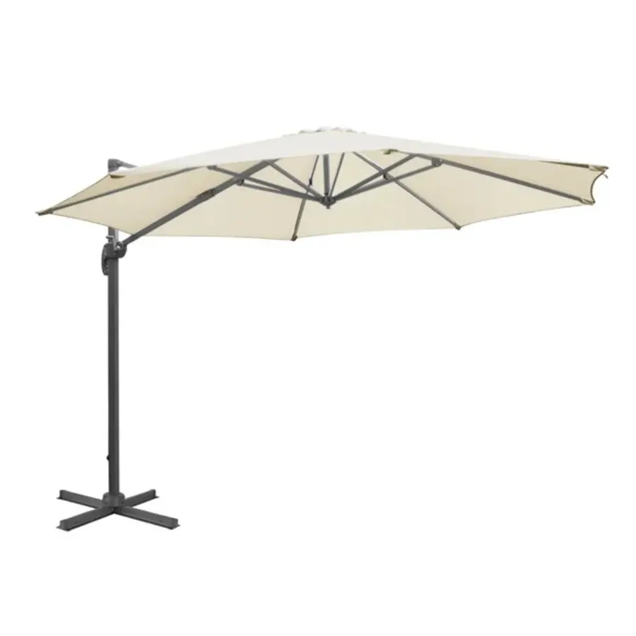 Parasol robuste Venise | crème | 3,5 m