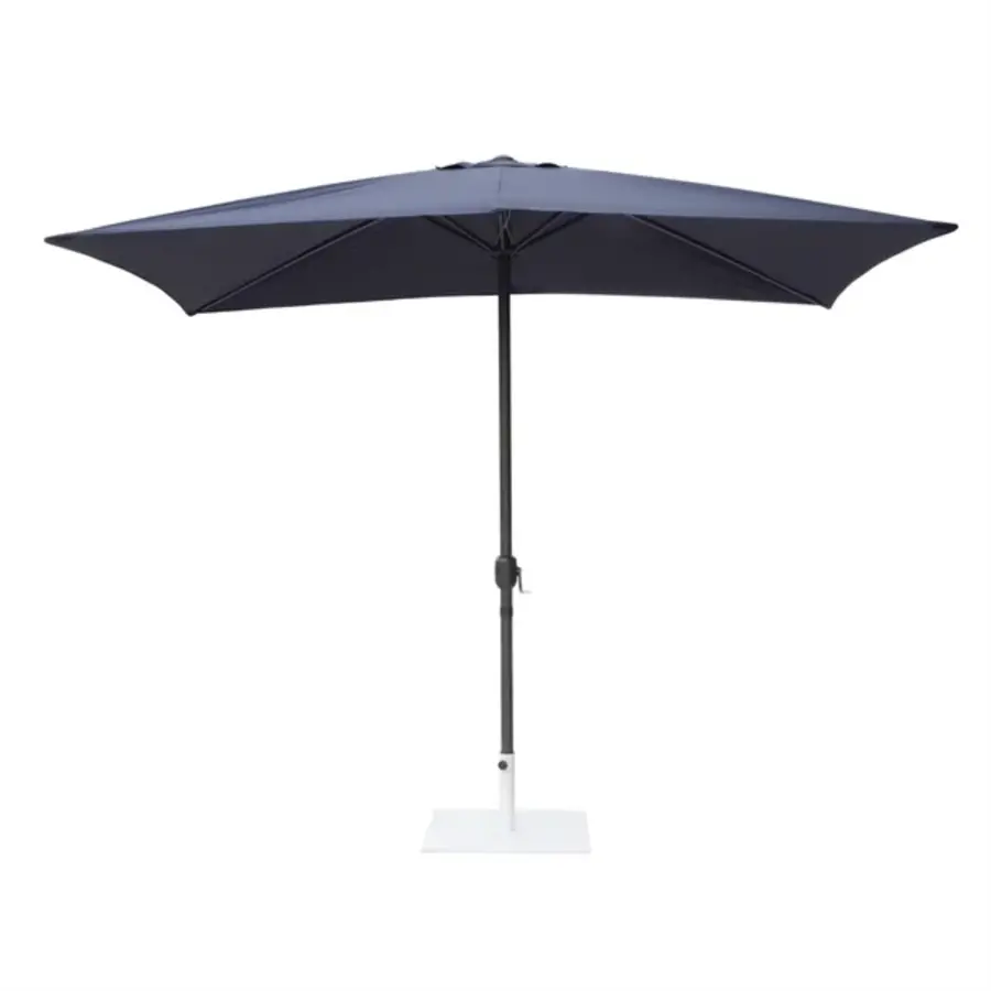 Parasol carré Séville | bleu marine | 257(h) x 200(l)cm