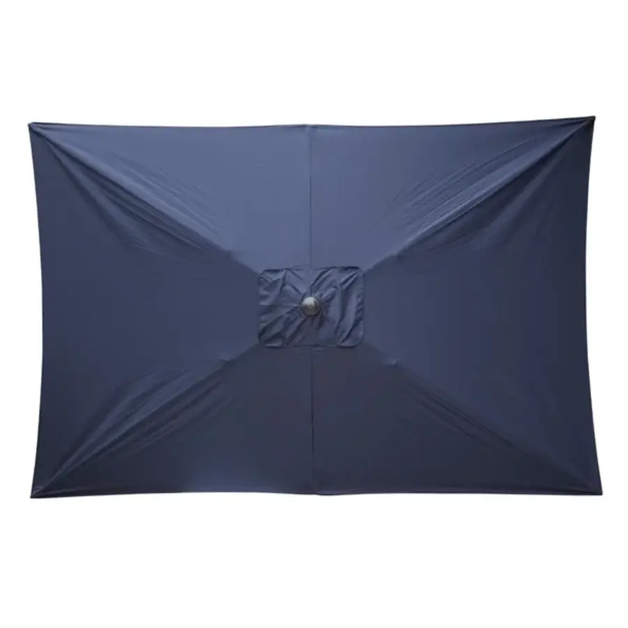 Parasol carré Séville | bleu marine | 257(h) x 200(l)cm