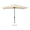Bolero Seville square parasol | cream | 257(h) x 200(w)cm
