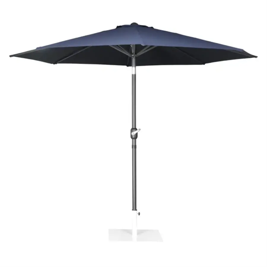 Parasol rond Sevilla | bleu marine | 248(h)cm