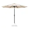Bolero Parasol rond Sevilla | Crème | 248(h)cm