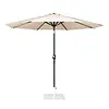 Bolero Seville round parasol | Cream | 248(h)cm