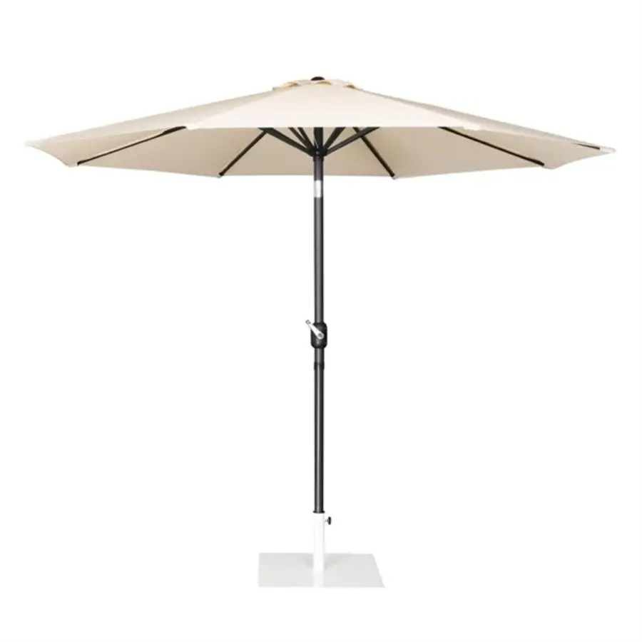 Seville round parasol | Cream | 248(h)cm