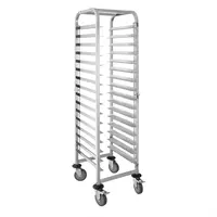 tray clearing trolley with 16 levels | 172.3(h) x 41.3(w) x 50(d)cm