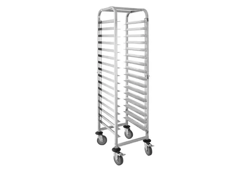  Vogue chariot de débarrassage de plateaux à 16 niveaux | 172,3 (h) x 41,3 (l) x 50 (p) cm 