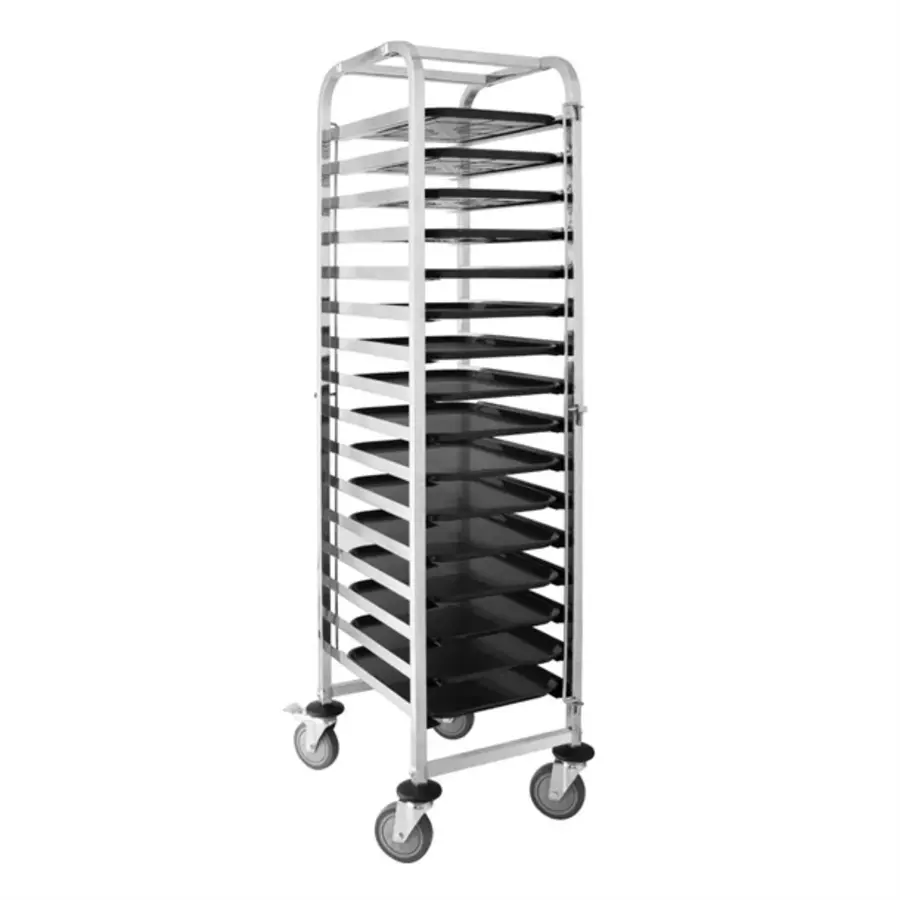 chariot de débarrassage de plateaux à 16 niveaux | 172,3 (h) x 41,3 (l) x 50 (p) cm