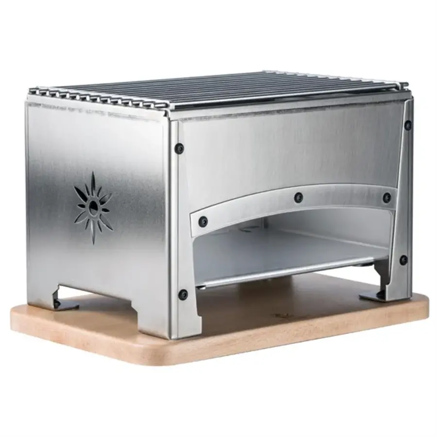 Louis tellier brasero table barbecue brasi-f | 21.5(h) x 22(w) x 32(d)cm