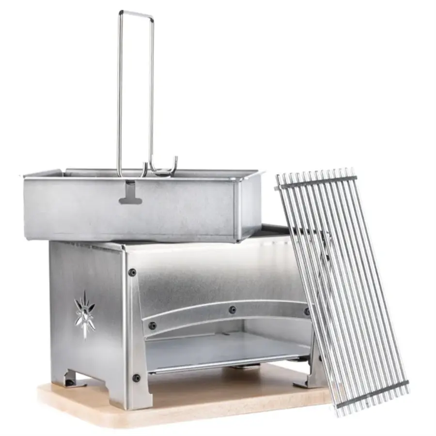 Louis tellier brasero tafelbarbecue brasi-f | 21,5(h) x 22(b) x 32(d)cm