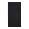 HorecaTraders Serviette de table recyclable | Noir | 40x40cm | (paquet de 500)