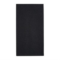 Serviette de table recyclable | Noir | 40x40cm | (paquet de 500)