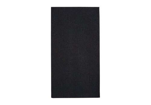  Recyclebaar tablin dinerservet | Zwart | 40x40cm | (pak van 500) 