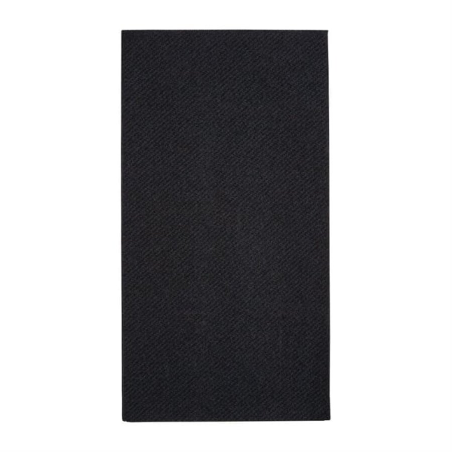 Recycelbare Tablin-Serviette | Schwarz | 40x40cm | (Packung mit 500 Stück)