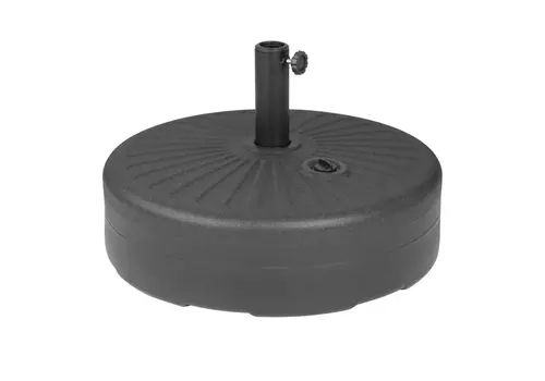  Bolero black plastic parasol base | 40L 