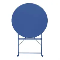 table ronde de style trottoir de Perth | Bleu marine | 71(h)cm