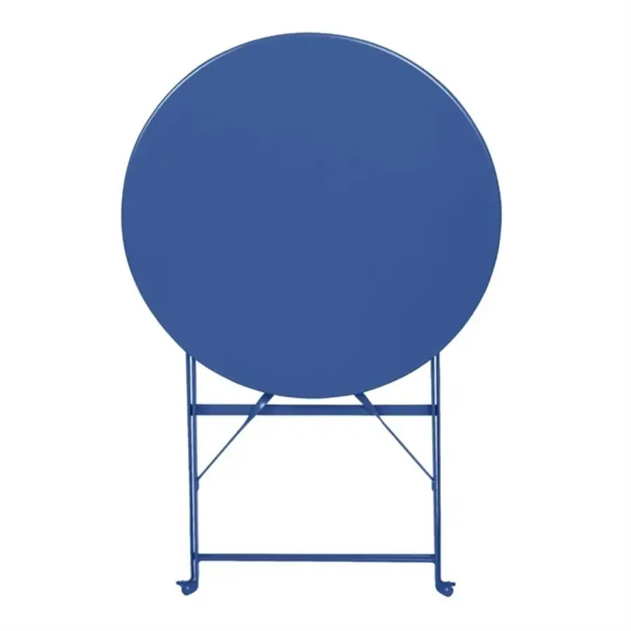 table ronde de style trottoir de Perth | Bleu marine | 71(h)cm