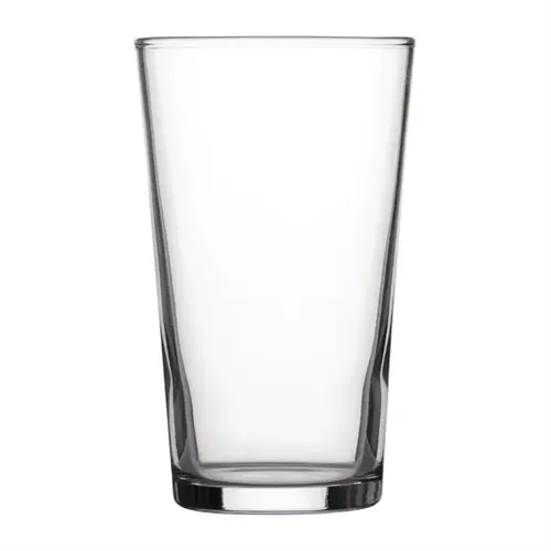  HorecaTraders Utopia Hardened Conical Beer Glasses CE Marked | 280 ml | (48 pieces) 