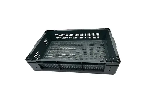  Vogue perforated plastic storage crate | 600x400x120mm 