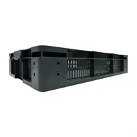 caisse de rangement en plastique perforée | 600x400x120mm