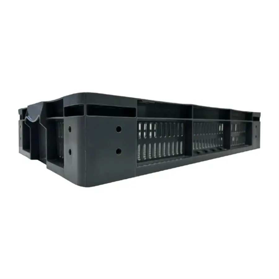 caisse de rangement en plastique perforée | 600x400x120mm