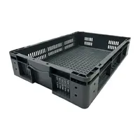 caisse de rangement en plastique perforée | 600x400x120mm