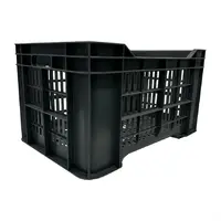 caisse de rangement en plastique perforée | 542x360x290mm