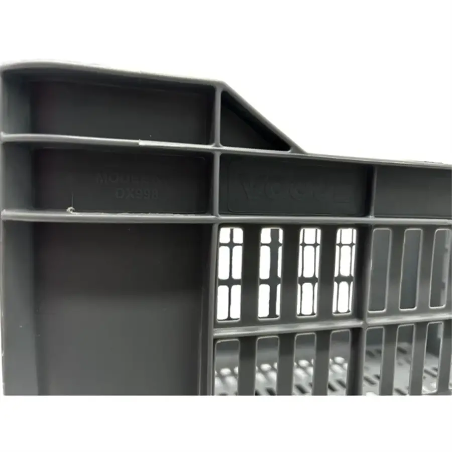 caisse de rangement en plastique perforée | 542x360x290mm