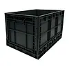 Vogue plastic foldable transport storage crate | 594x396x353mm