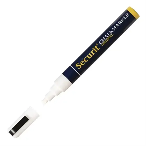  Securit löschbarer Kreidemarker | 6mm weiß 