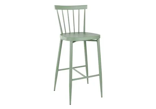 Bolero Bolero windsor aluminum high stools | Green | 108(h) x 47(w)cm | (pack of 2) 