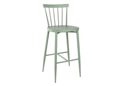  Bolero tabourets hauts en aluminium Windsor | Vert | 108(h) x 47(l)cm | (paquet de 2) 