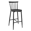 Bolero tabourets hauts en aluminium Windsor | Noir | 108(h) x 47(l)cm | (paquet de 2)
